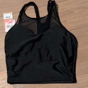 Nani Back Mesh Racerback Swim Top